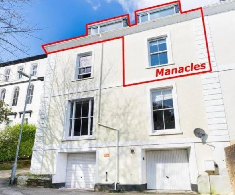 Manacles - Spacious Flat Near Beach With Sea Views & Parking 法尔茅斯 外观 照片